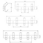 201R Hanger Outline with dimensions