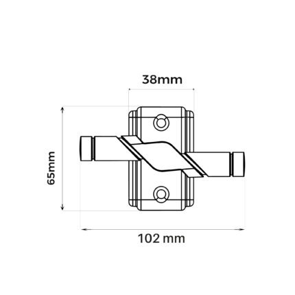 SQIEK 551 window outline with dimensions