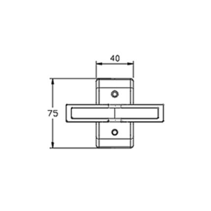 JOVI 630 Window Handle dimensions