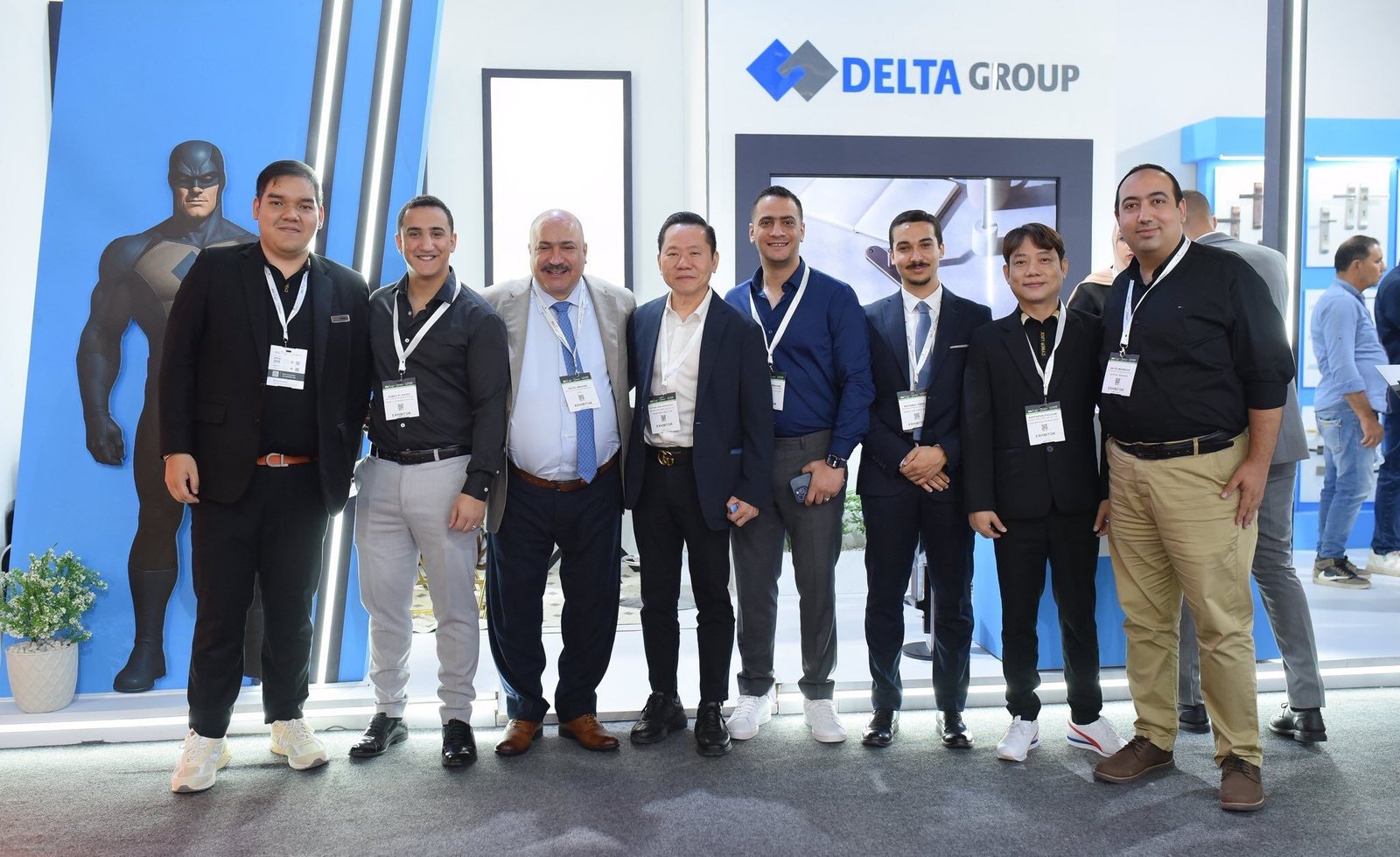 Delta Group Team with cyber lock team