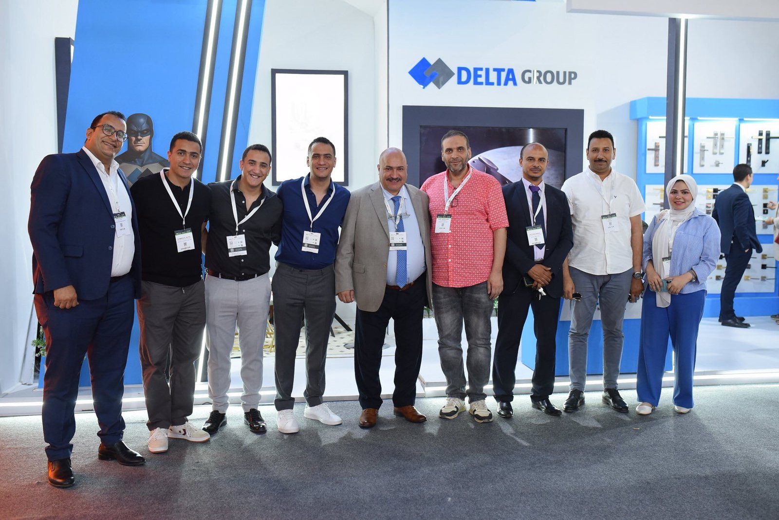 Delta Group team during Big 5 Construct exhibit