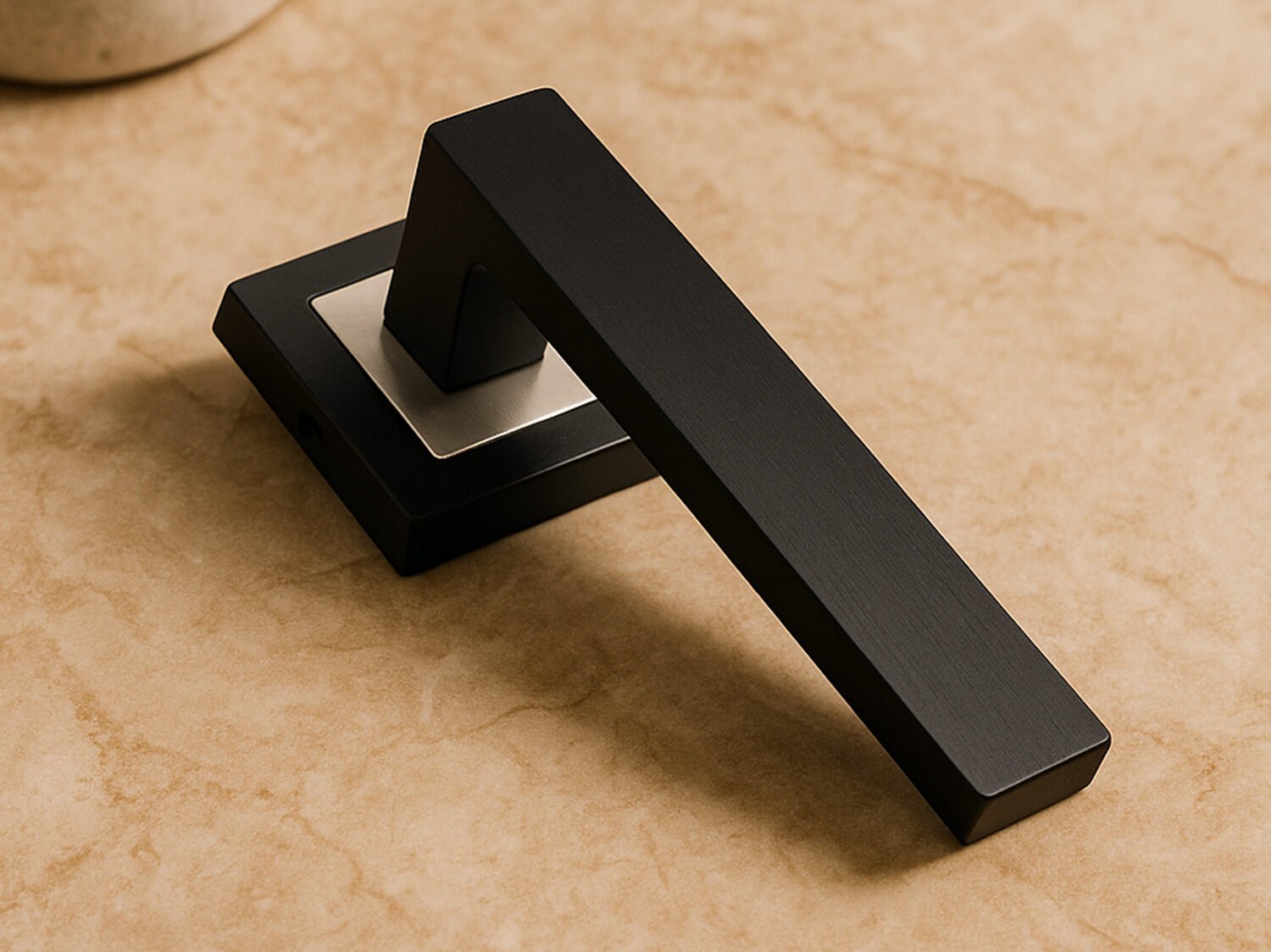 KEPA 505 rosette handle black/silver