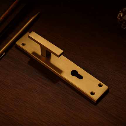 TIDLO 505 Half Handle Gold placed on brown wooden surface