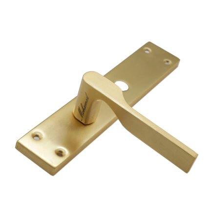 TIDLO 502 gold bathroom handle with Mohamed name engraved