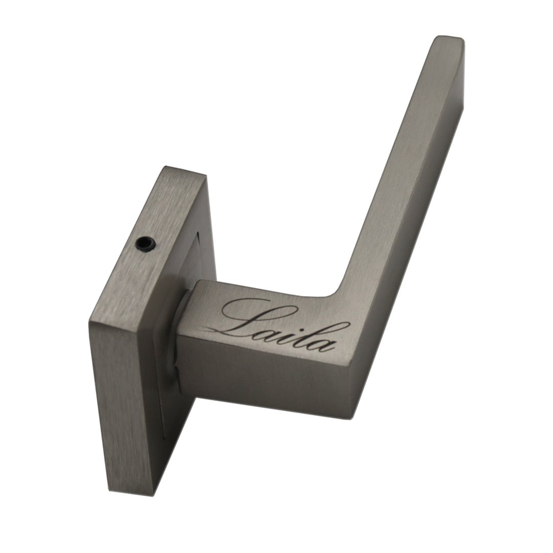 KEPA 505 silver rosette handle with the name Laila engraved KEPA 505 silver rosette handle with the name Laila engraved