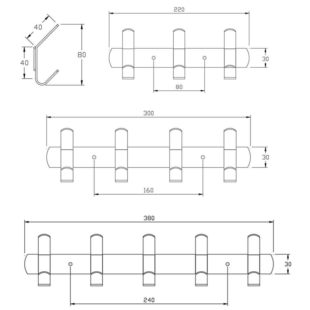 201R Hanger Outline with dimensions